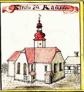Kirche zu Rausse - Kościół, widok ogólny